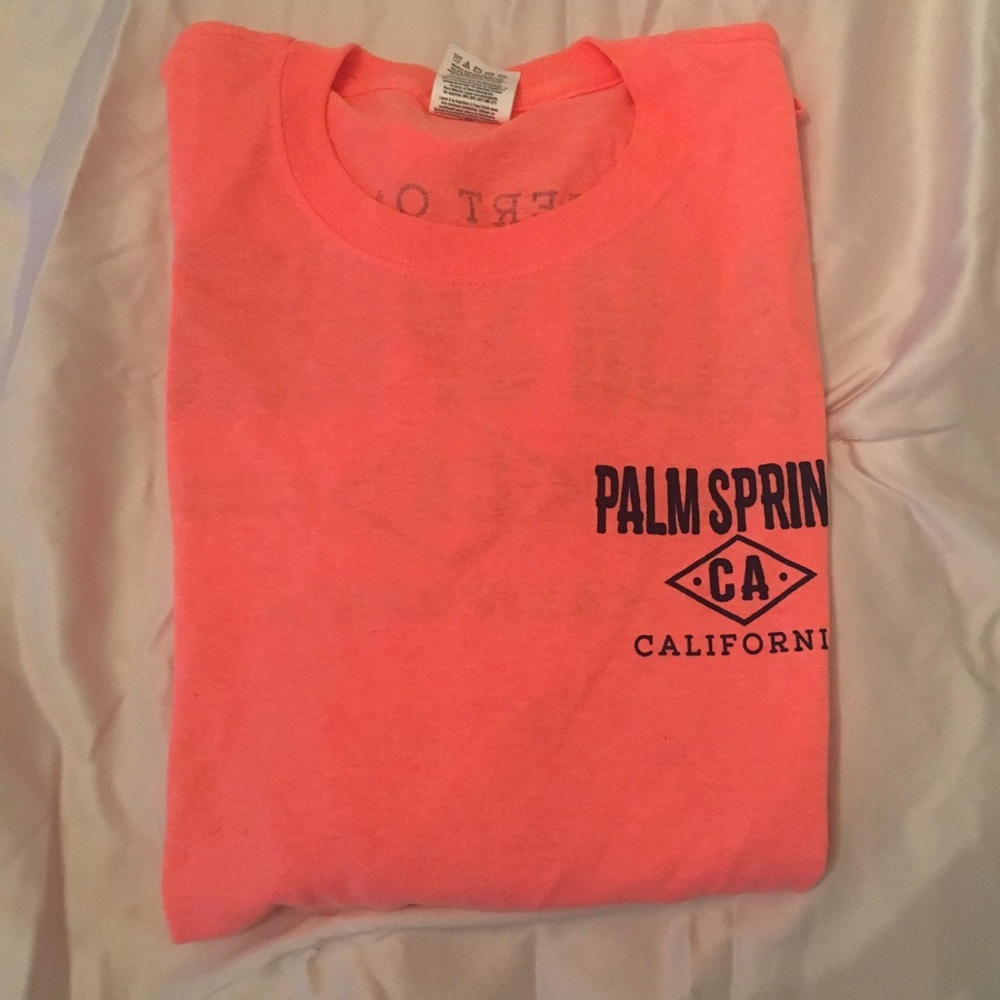 ❌SOLD❌coral palm springs t-shirt